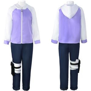 Unbranded (XX-Large) Hyuga Ninja Cosplay Costume - Anime White & Purple Kunoichi Dress wit Unbranded (XX-Large) Hyuga Ninja Cosplay Costume - Anime White & Purple Kunoichi Dress wit