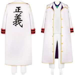 Unbranded (Small) Marine Hero Cosplay Set - Navy Admiral Garp Inspired Outfit with Cape Unbranded (Small) Marine Hero Cosplay Set - Navy Admiral Garp Inspired Outfit with Cape