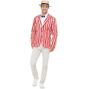 (L, White/Red) Smiffys Mens 20s Barber Shop Costume Set (L, White/Red) Smiffys Mens 20s Barber Shop Costume Set