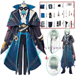 TOPSRJYL (set and wig, XXXL) Anaxagoras Cosplay Game Honkai Star Rail Costume Anaxa Unifo TOPSRJYL (set and wig, XXXL) Anaxagoras Cosplay Game Honkai Star Rail Costume Anaxa Unifo
