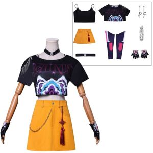 Unbranded (XS) Hunters Demon Kpop Mira Cosplay Costume Anime Role Play Halloween Fashion P Unbranded (XS) Hunters Demon Kpop Mira Cosplay Costume Anime Role Play Halloween Fashion P