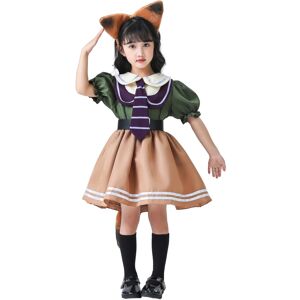 Unbranded (S(110-120cm)) Kids Bunny Police & Fox Officer Costume – Girls' Animal Cosplay D Unbranded (S(110-120cm)) Kids Bunny Police & Fox Officer Costume – Girls' Animal Cosplay D
