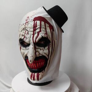 Unbranded (Blood ) Terrifier Clown Latex Mask For Halloween Festival Cosplay Decoration An Unbranded (Blood ) Terrifier Clown Latex Mask For Halloween Festival Cosplay Decoration An