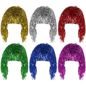 Unbranded (As show, One size) Shiny Metallic Wig Ladies Metallic Color Wig Adult Costume S Unbranded (As show, One size) Shiny Metallic Wig Ladies Metallic Color Wig Adult Costume S