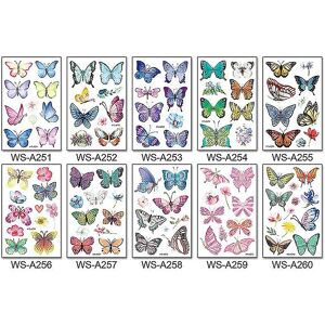 Unbranded (As show, One size) Butterfly Tattoos For Kids, Butterfly Temporary Tattoo Stick Unbranded (As show, One size) Butterfly Tattoos For Kids, Butterfly Temporary Tattoo Stick
