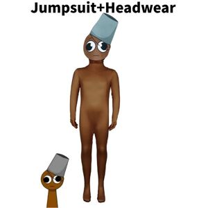 Unbranded (Brown, Child 130) Cosplay Incredibox Sprunki Kids Adults Jumpsuits Bodysuit Hal Unbranded (Brown, Child 130) Cosplay Incredibox Sprunki Kids Adults Jumpsuits Bodysuit Hal