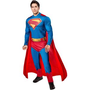 (S, Blue/Red/Yellow) Superman Mens Polyester Costume (S, Blue/Red/Yellow) Superman Mens Polyester Costume