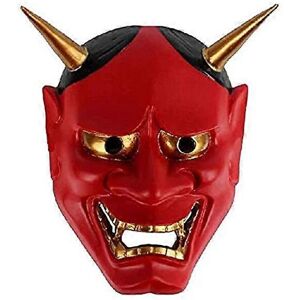 Unbranded (As show, One size) Hannya Mask Japanese Devil Demon Cosplay Party Festival Deco Unbranded (As show, One size) Hannya Mask Japanese Devil Demon Cosplay Party Festival Deco