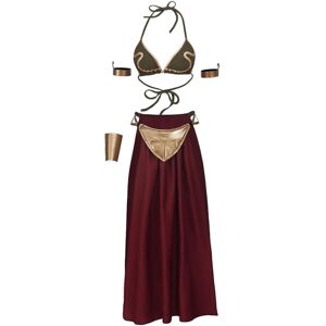 Unbranded (XL) Sexy Princess Costume Leia Cosplay Halloween Costumes Dress Slave Bra Skirt Unbranded (XL) Sexy Princess Costume Leia Cosplay Halloween Costumes Dress Slave Bra Skirt