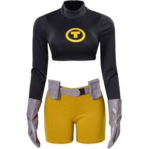 Unbranded (M) Women's Terra Cosplay Costume Sexy Crop Top Shorts Suit Terra's Outfits Adul Unbranded (M) Women's Terra Cosplay Costume Sexy Crop Top Shorts Suit Terra's Outfits Adul