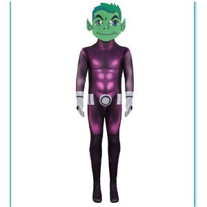 Unbranded (140cm) Teen Titans Halloween Anime Characters Cosplay Jumpsuit Performance Set Unbranded (140cm) Teen Titans Halloween Anime Characters Cosplay Jumpsuit Performance Set