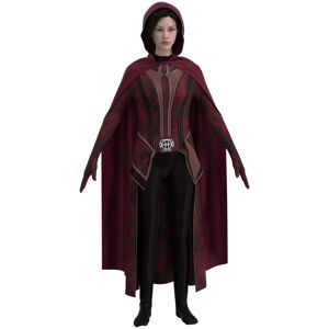 Ibywind (?????+??, 130cm) Kids Scarlet Witch Cosplay Costume Halloween Dress With Cape P Ibywind (?????+??, 130cm) Kids Scarlet Witch Cosplay Costume Halloween Dress With Cape P