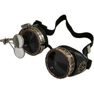 Unbranded (Green, One size) Vintage Steampunk Goggles Glasses Halloween Face Mask Novelty Unbranded (Green, One size) Vintage Steampunk Goggles Glasses Halloween Face Mask Novelty