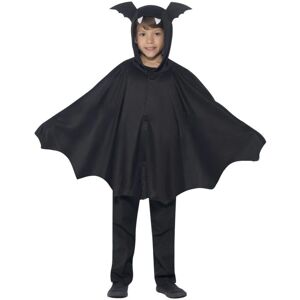 (7-9 Years, Black) Smiffys Childrens/Kids Bat Cape (7-9 Years, Black) Smiffys Childrens/Kids Bat Cape