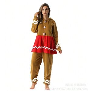 Gaatpot (Gingerbread Man Costume Women, L) Christmas Santa Claus Elk Costume Home Clothe Gaatpot (Gingerbread Man Costume Women, L) Christmas Santa Claus Elk Costume Home Clothe