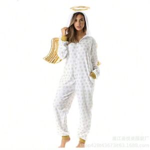 Gaatpot (Angel Girl, XL) Christmas Santa Claus Elk Costume Home Clothes Adult Living Clo Gaatpot (Angel Girl, XL) Christmas Santa Claus Elk Costume Home Clothes Adult Living Clo