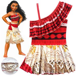 Unbranded (D, 3-4Years?100CM?) Hawaiian Moana Kids Princess Girls Party Cosplay Fancy Cost Unbranded (D, 3-4Years?100CM?) Hawaiian Moana Kids Princess Girls Party Cosplay Fancy Cost