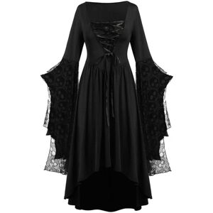 Unbranded (Black, 5XL) Womens Halloween Gothic Witch Dress Adult Medieval Costume Renaissa Unbranded (Black, 5XL) Womens Halloween Gothic Witch Dress Adult Medieval Costume Renaissa