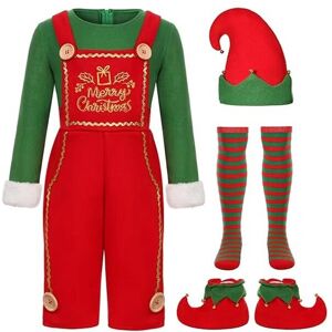 Unbranded (Boy, 120(For Children)) Adult Christmas Kids Elf Cosplay Costume Xmas Perform C Unbranded (Boy, 120(For Children)) Adult Christmas Kids Elf Cosplay Costume Xmas Perform C
