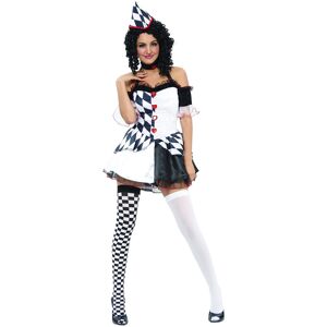 Rubies (S) Sexy black and white harlequin costume for women Rubies (S) Sexy black and white harlequin costume for women