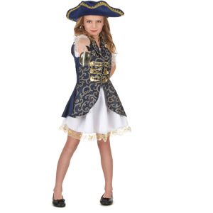 Rubies (S 4-6 years (110-120 cm)) Dark blue pirate costume for girls Rubies (S 4-6 years (110-120 cm)) Dark blue pirate costume for girls