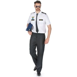 Men's airline pilot costume - White/Black/Gold - Costumes Men's airline pilot costume - White/Black/Gold - Costumes