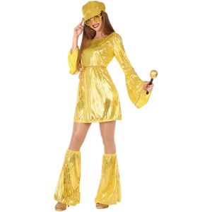 Rubies (XS / S) Women's Gold Sequin Disco Costume Rubies (XS / S) Women's Gold Sequin Disco Costume