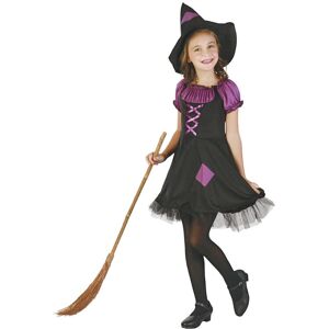 Rubies (L 10-12 years (130-140 cm)) Purple witch costume with hat for girls Rubies (L 10-12 years (130-140 cm)) Purple witch costume with hat for girls
