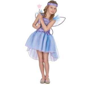 Brand Model - Fairy Costume - Girls' Purple Fairy with Blue Veil Brand Model - Fairy Costume - Girls' Purple Fairy with Blue Veil