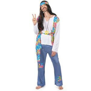 Rubies (XL) Men's hippie denim effect costume Rubies (XL) Men's hippie denim effect costume