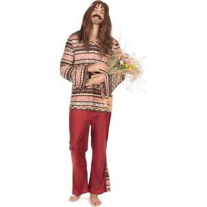 Rubies (XL) Burgundy hippie costume for men Rubies (XL) Burgundy hippie costume for men