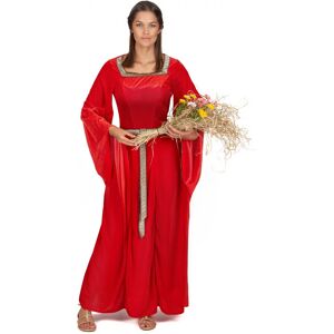 Rubies (XS) Women's red medieval costume with velvet effect Rubies (XS) Women's red medieval costume with velvet effect