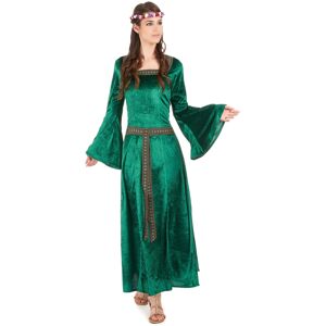 Rubies (XXL) Women's green medieval costume with velvet effect Rubies (XXL) Women's green medieval costume with velvet effect