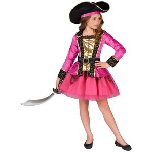 Rubies (XS 3-4 years (92-104 cm)) Pink and gold pirate costume for girls Rubies (XS 3-4 years (92-104 cm)) Pink and gold pirate costume for girls