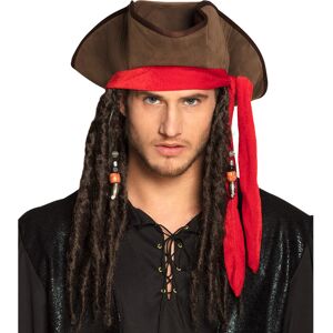 Rubies Brown pirate hat with adult wig Rubies Brown pirate hat with adult wig