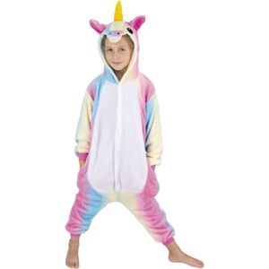 Rubies (7-9 years (128 cm)) Children's rainbow unicorn jumpsuit costume Rubies (7-9 years (128 cm)) Children's rainbow unicorn jumpsuit costume