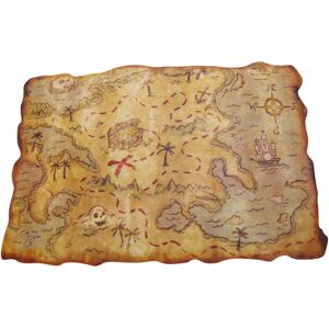 Rubies Pirate plastic map 29 x 45 cm Rubies Pirate plastic map 29 x 45 cm