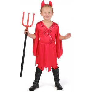 Rubies (5 to 6 years (110 to 116 cm)) Red devil costume for girls Rubies (5 to 6 years (110 to 116 cm)) Red devil costume for girls