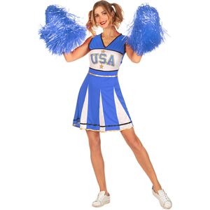 Rubies (M) Blue USA cheerleader costume for women Rubies (M) Blue USA cheerleader costume for women
