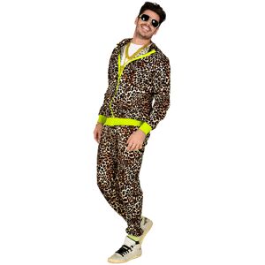 Rubies (S) 80s leopard tracksuit costume for adults Rubies (S) 80s leopard tracksuit costume for adults