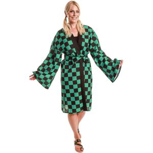 Rubies (S) Adult checkered manga kimono costume Rubies (S) Adult checkered manga kimono costume