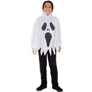 Smiffys Childrens/Kids Ghost Costume Poncho Smiffys Childrens/Kids Ghost Costume Poncho