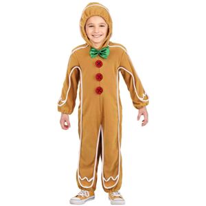 Unbranded (M, 7-9Y) Christmas Man Gingerbread Kids Costume Cosplay Bodysuit Performance St Unbranded (M, 7-9Y) Christmas Man Gingerbread Kids Costume Cosplay Bodysuit Performance St