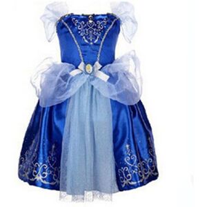 Unbranded (#B Dark Blue Cinderella Dress, 120cm/5-6Years) Kids Princess Girls Fancy Dress Unbranded (#B Dark Blue Cinderella Dress, 120cm/5-6Years) Kids Princess Girls Fancy Dress