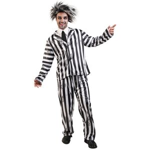 Unbranded (Man, M) Halloween Movie Beetlejuice Cosplay Costume Set Black White Horror Stri Unbranded (Man, M) Halloween Movie Beetlejuice Cosplay Costume Set Black White Horror Stri