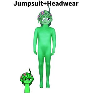 Unbranded (Green, Adult 170) Incredibox Cosplay Sprunki Kids Adults Jumpsuits Halloween Co Unbranded (Green, Adult 170) Incredibox Cosplay Sprunki Kids Adults Jumpsuits Halloween Co