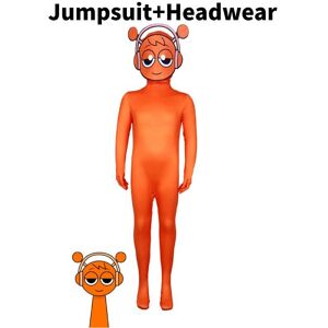 Unbranded (Orange, Child 120) Incredibox Cosplay Sprunki Kids Adults Jumpsuits Halloween C Unbranded (Orange, Child 120) Incredibox Cosplay Sprunki Kids Adults Jumpsuits Halloween C