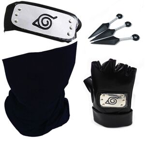 Unbranded Ninja Cosplay Accessories Set Ninja Anime Leaf Village Headband, Kakashi Face Ve Unbranded Ninja Cosplay Accessories Set Ninja Anime Leaf Village Headband, Kakashi Face Ve