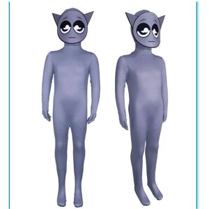 Unbranded (Gray, 110cm) Sprunki Incredibox Cosplay Costume Costume Full Body Game Performa Unbranded (Gray, 110cm) Sprunki Incredibox Cosplay Costume Costume Full Body Game Performa