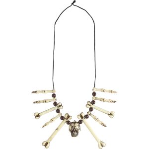 Rubies Adult Bone and Skull Necklace Rubies Adult Bone and Skull Necklace
